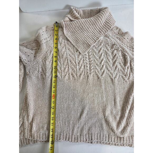 SUNDANCE Charming Chalet Chenille Seeater Large Cream - Picture 3 of 7